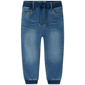 Name It Jeans - Baggy - Fleece - NmmBen - Medium Blue Denim