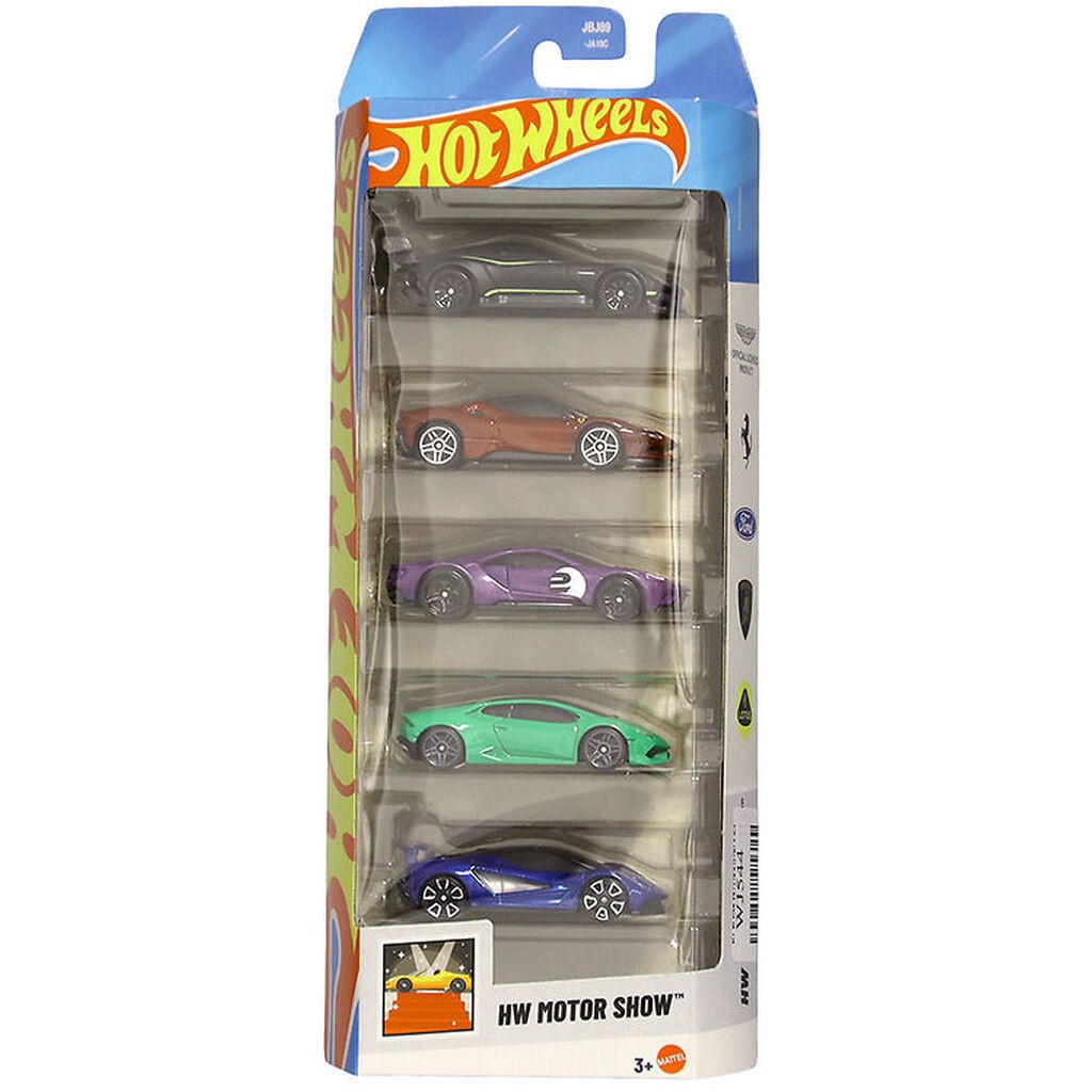 Hot Wheels Biler - 5-pak - HW Motor Show
