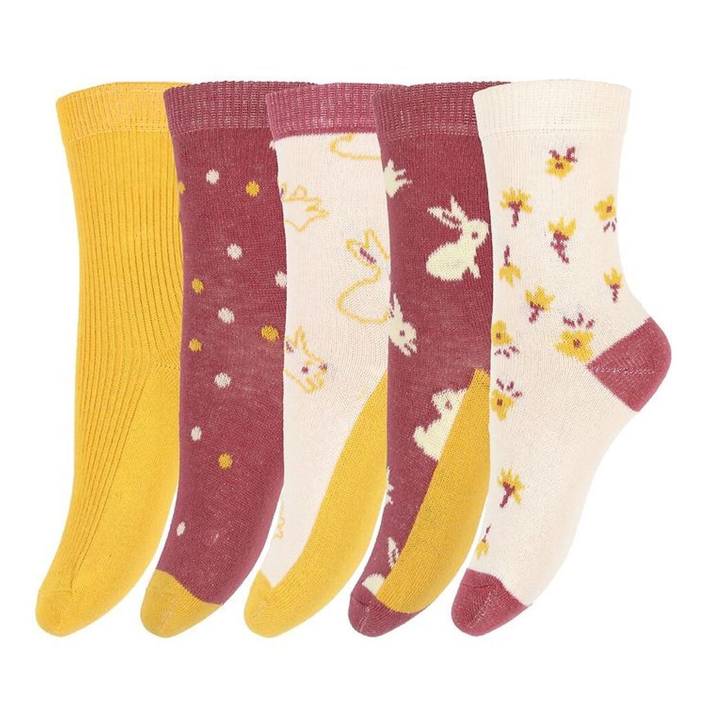 Minymo Strømper - 5-pak - Roan Rouge