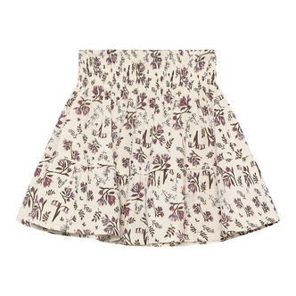 En Fant Nederdel - Floral Woven - Eggnog