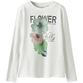 Name it Bluse - NkfSaga - Bright White