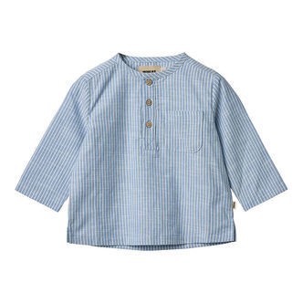 Wheat Skjorte - Bjørk - Blue Stripe