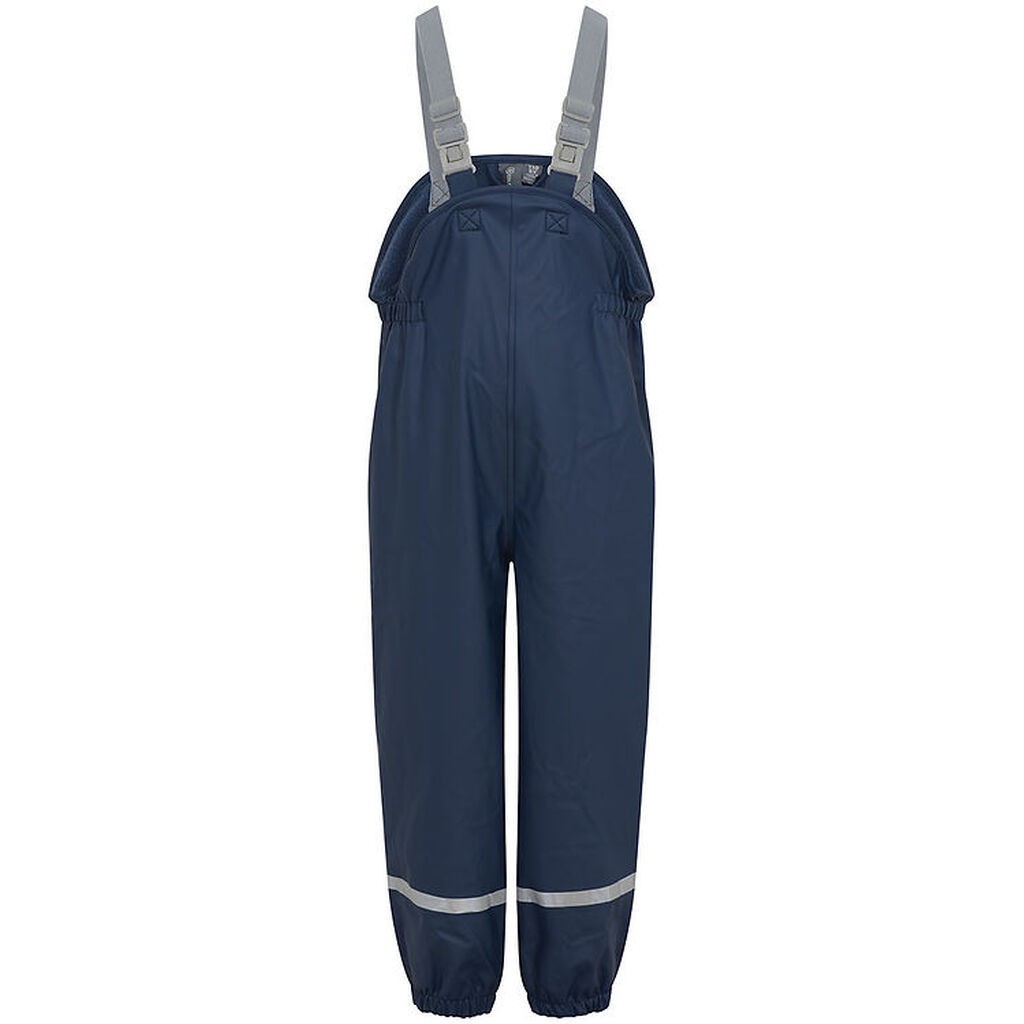 Color Kids Regnbukser m. Fleece/Seler - PU - Dress Blues