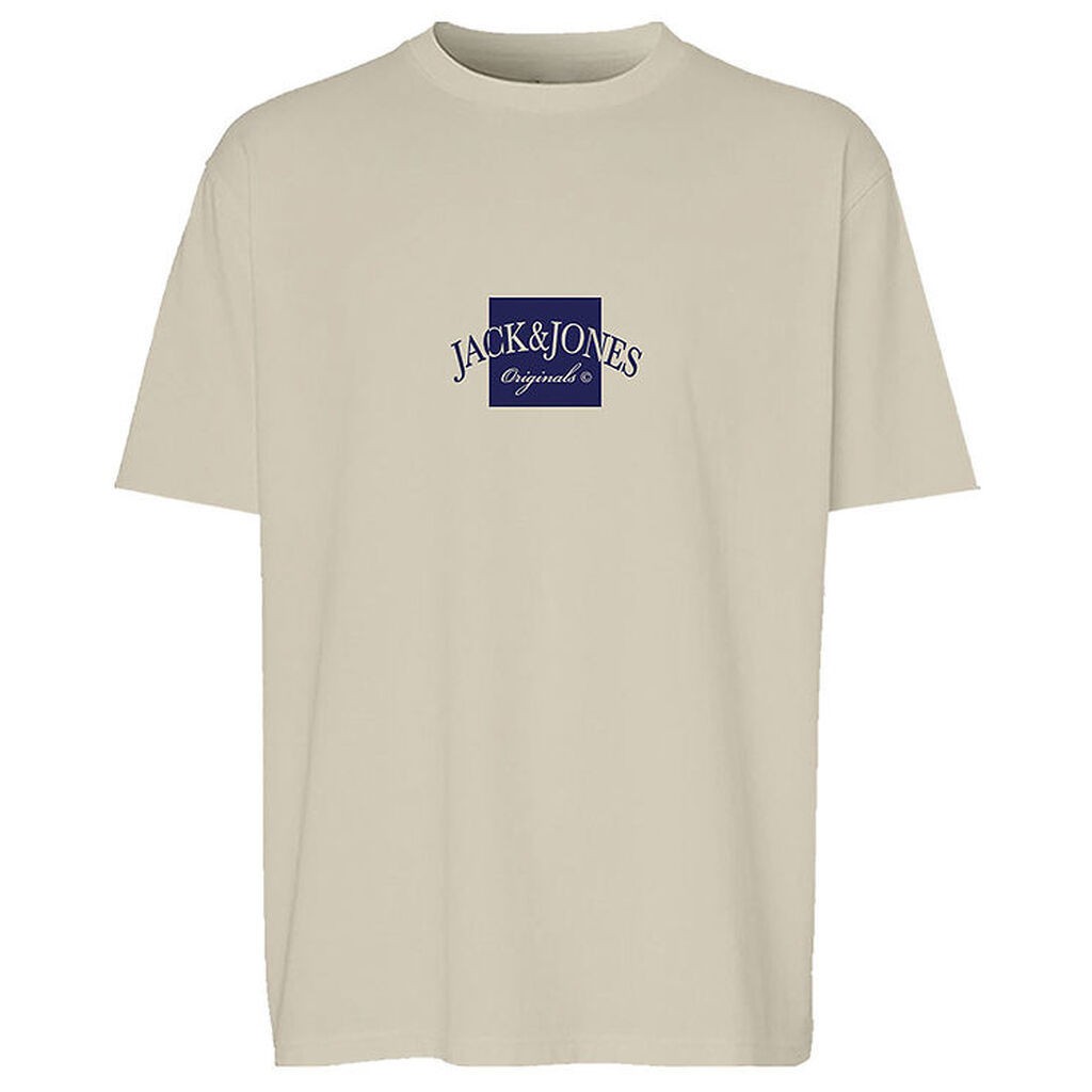 Jack & Jones T-shirt - JorBoston - Antique White m. Print
