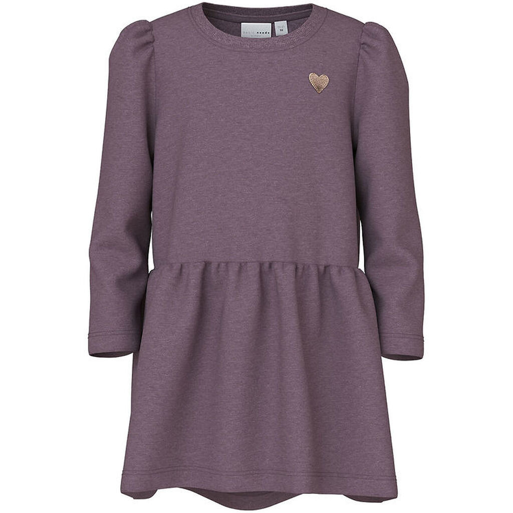 Name It Sweatkjole - NmfVima - Arctic Dusk m. Hjerte