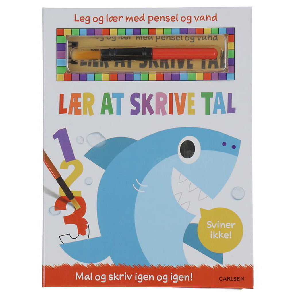 Forlaget Carlsen Aktivitetsbog - Lær at skrive Tal - Dansk