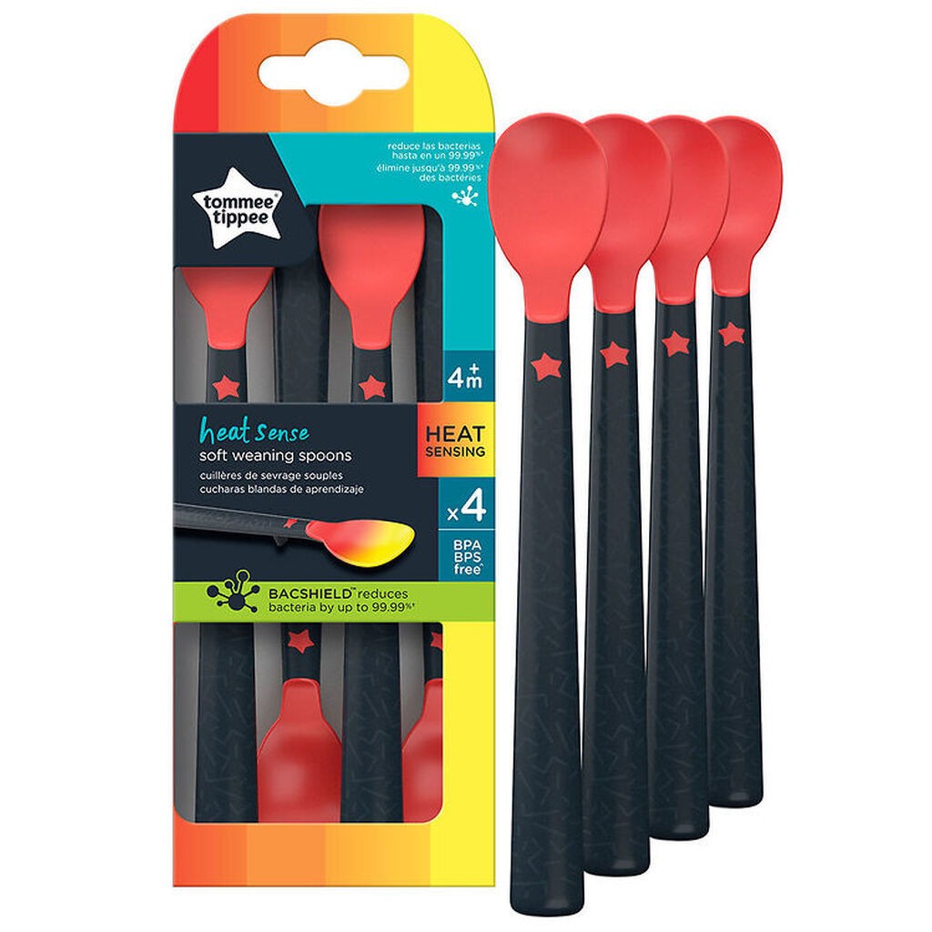 Tommee Tippee Babyskeer m. Varmesensor - Heatsense - 4-pak - Nav