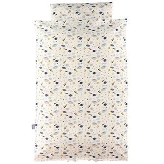 Nørgaard Madsens Sengetøj - Junior - Hvid m. Stjerner/Planeter