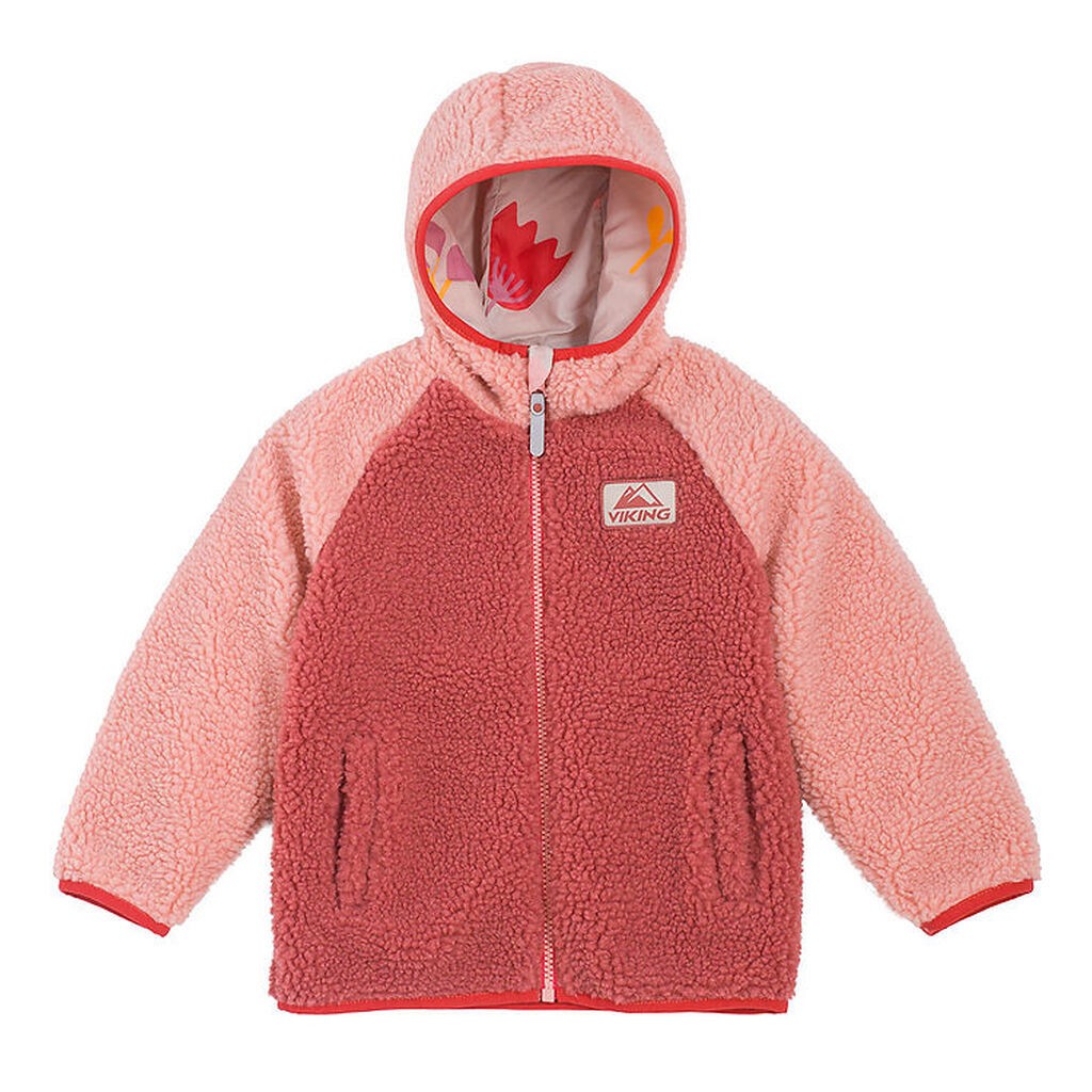Viking Fleecejakke - Vendbar - Play - Light Pink