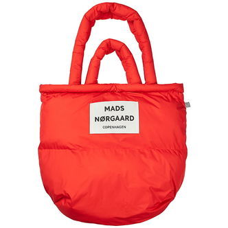 Mads Nørgaard Shopper - Light Ripstop Pillow - Fiery Red