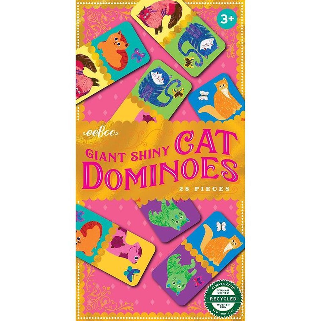 Eeboo Dominospil - 28 Brikker - Katte