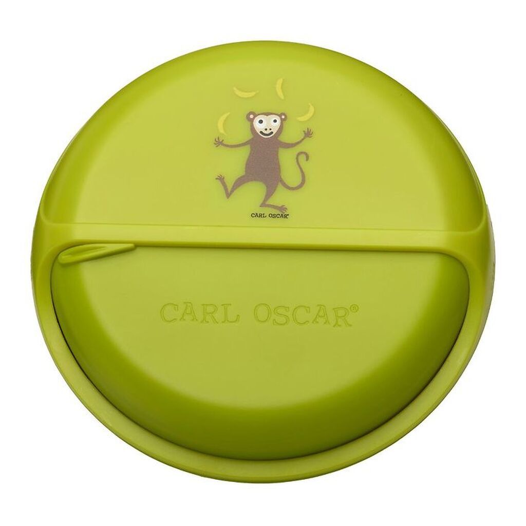 Carl Oscar Snackbox - 15 cm - Lime Monkey