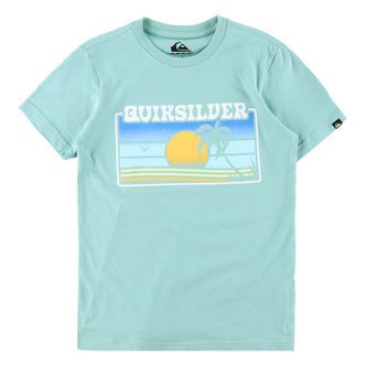 Quiksilver T-shirt - EV Sun Faded - Aquifer m. Print