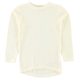 Joha Bluse - Uld - Råhvid