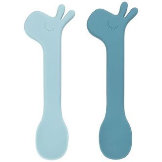 Done By Deer Skeer - Silikone - 2-pak - Lalee - Blå