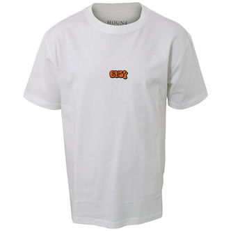 Hound T-shirt - Off White m. Brodering