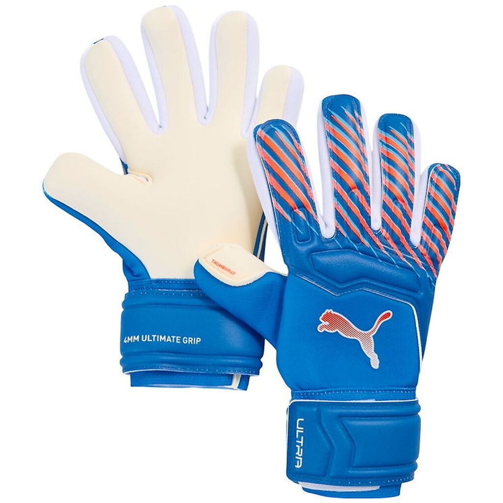 Puma Målmandshandsker - ULTRA Pro Jr - Ultra Blue/Glowing Red