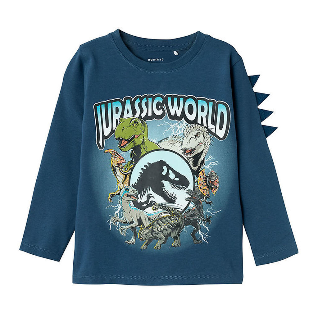 Name It Bluse - Noos - NmmJolly Jurassic - Dark Denim