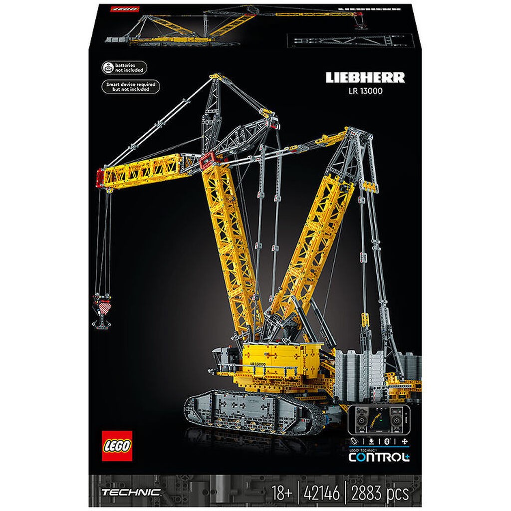 LEGOÂ® Technic - Liebherr LR 13... 42146 - App-styret - 2883 Dele