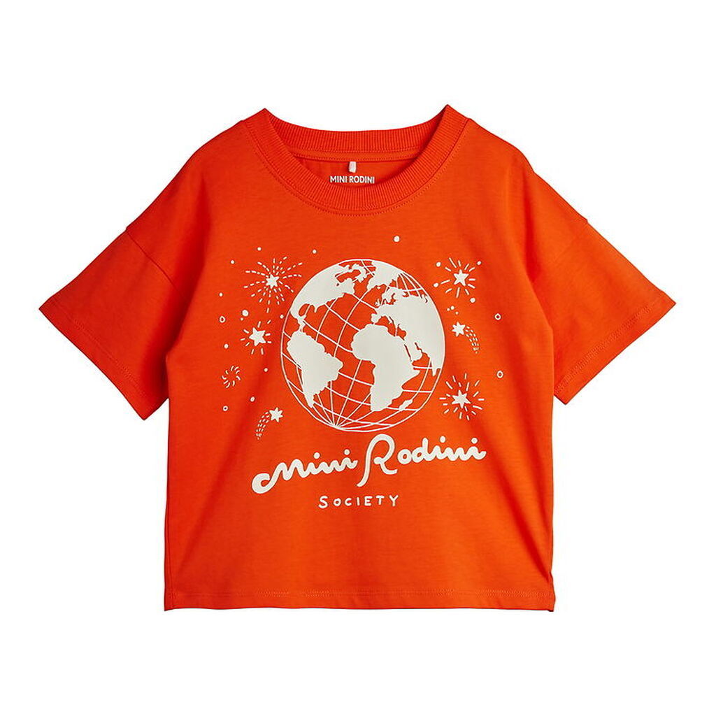 Mini Rodini T-shirt - Society - Rød