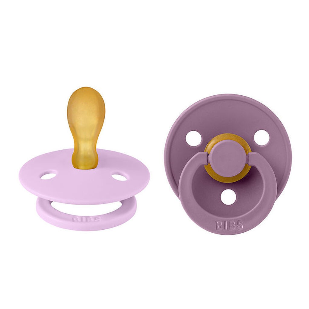 BIBS Colour Sutter - 2-pak - Str. 2 - Symmetrisk - Violet Sky/Ma