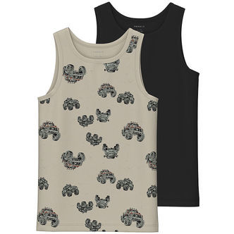 Name It Undertrøje - NkmTank - Noos - 2-pak - Peyote