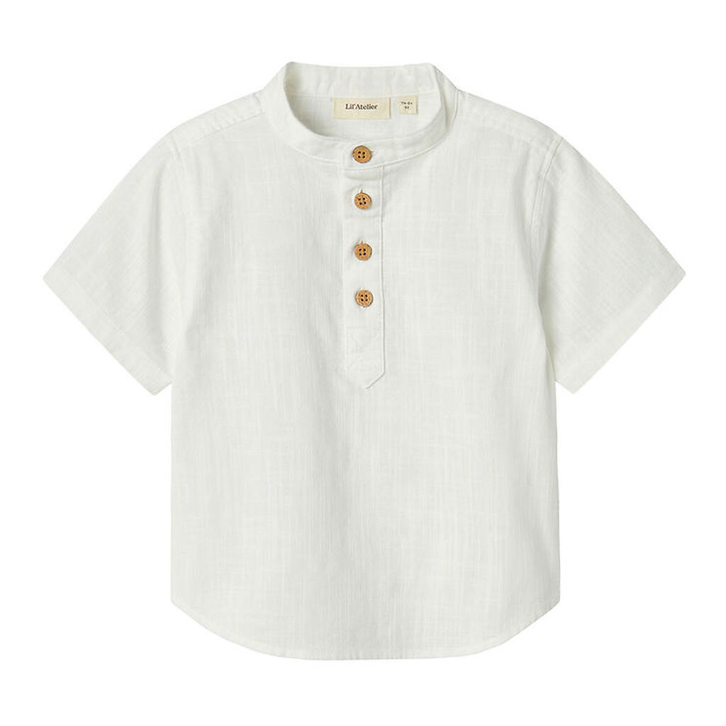 Lil' Atelier Skjorte - NmmHugo - Coconut Milk