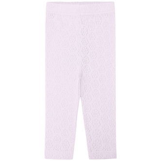 Hust and Claire Leggings - Lisa Pointelle Flower - Lavender