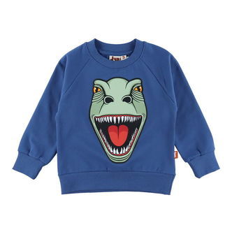 DYR-Cph Sweatshirt - Dyrbellow - Ocean Blue T-rex