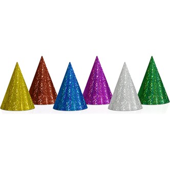 Festhat pap 16 cm mix 20-pak