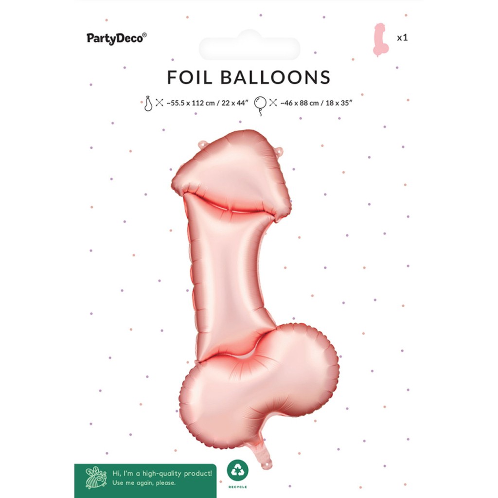 Folieballon penis 46x88 cm