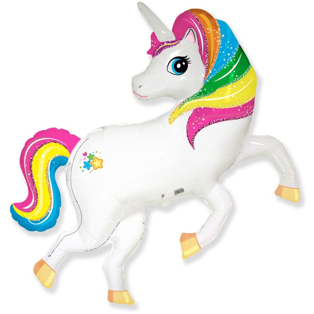 Folieballon unicorn 105x101 cm