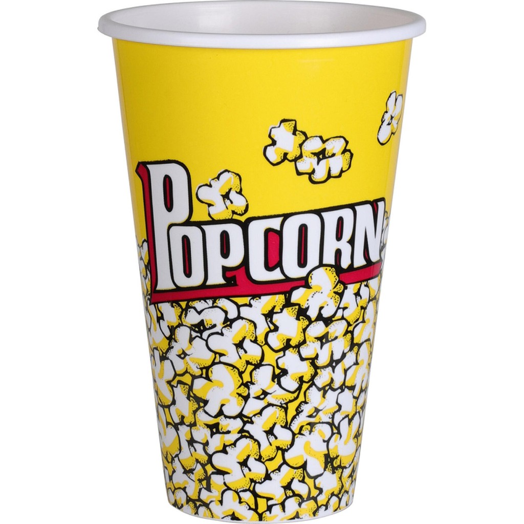 Popcorn-bæger, plast