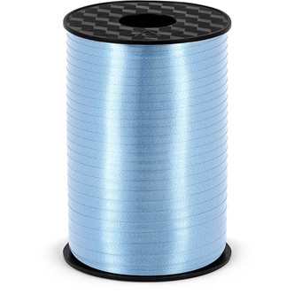 Gavebånd 5mm x 200m lyseblå