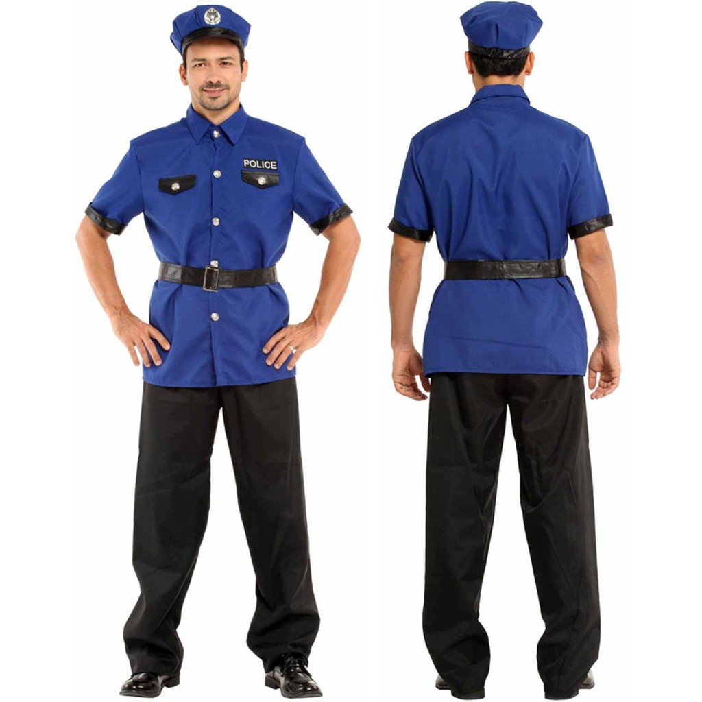 Politibetjent kostume, M