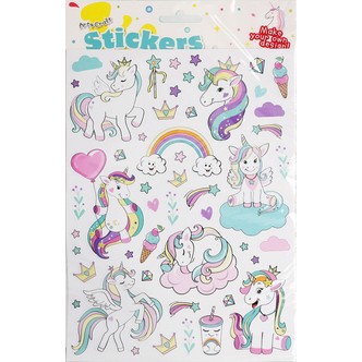 Unicorn stickers, 2 ark