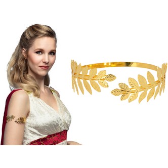 Laurbær armring, guld
