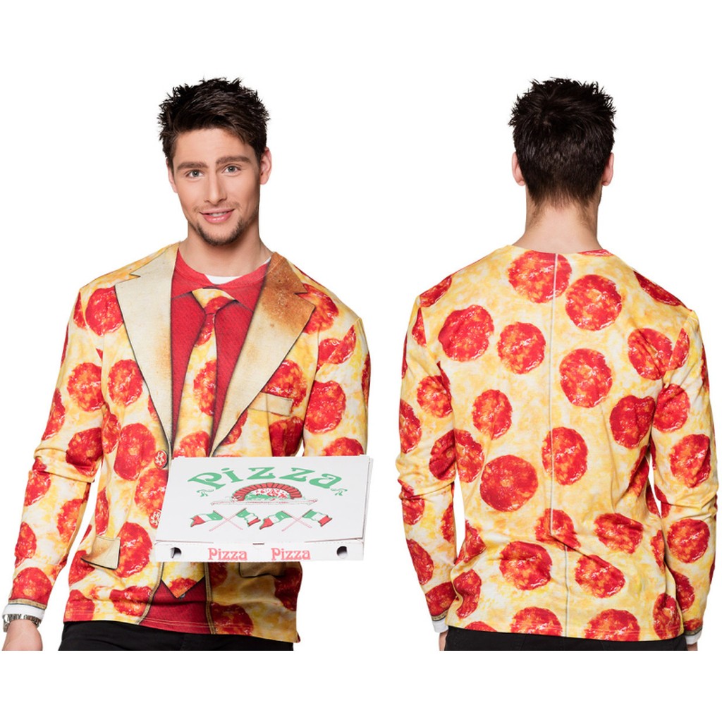 Pepperoni pizza trøje, M