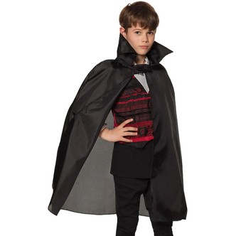 Dracula kappe barn, sort 75 cm
