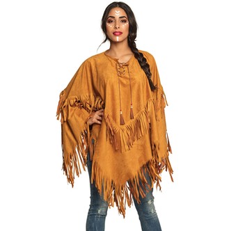 Indianer kvinde poncho