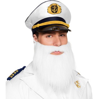 Kaptajn skæg, hvidt