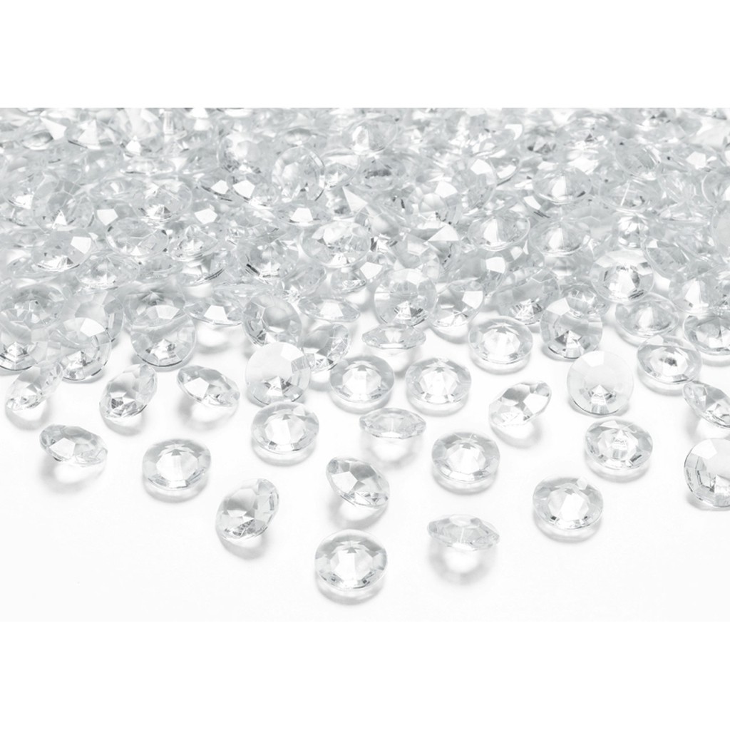 Falske diamanter 100-pak