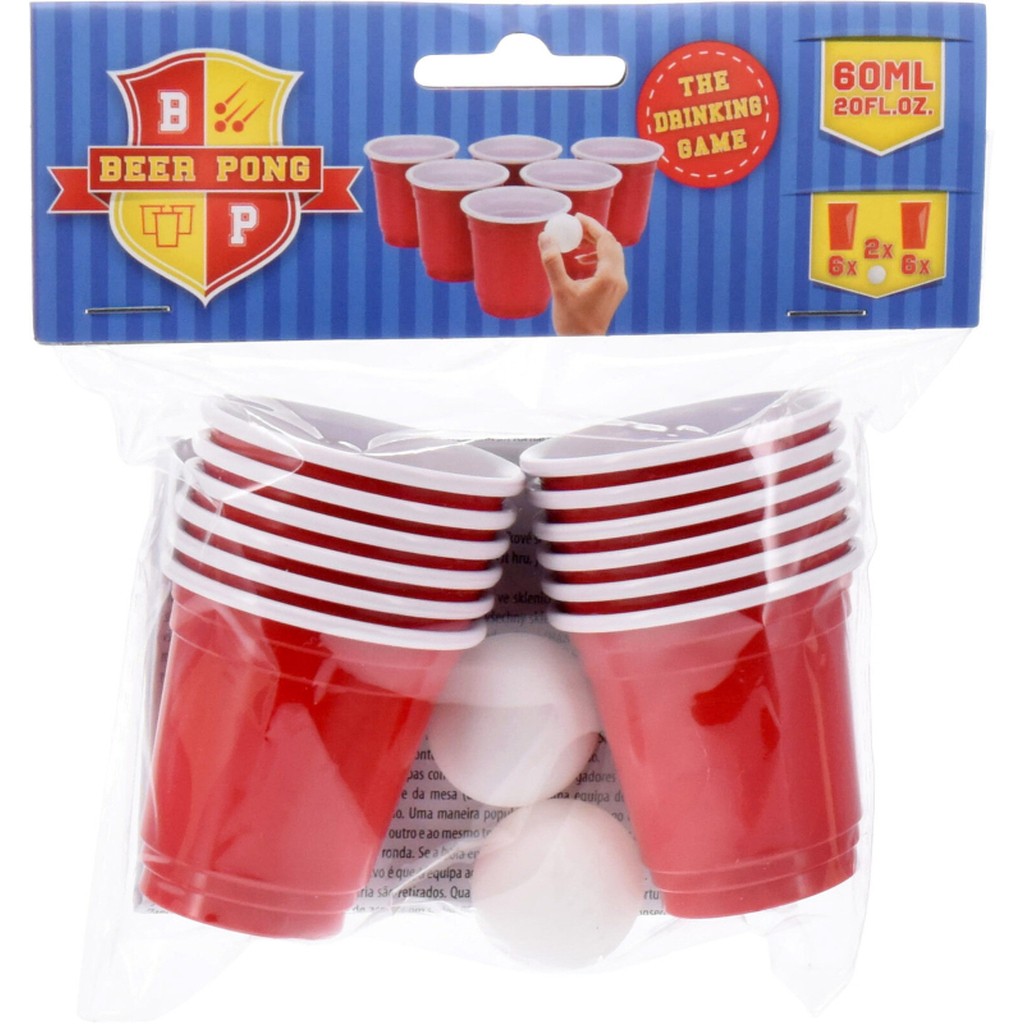Mini beer pong drikkespil