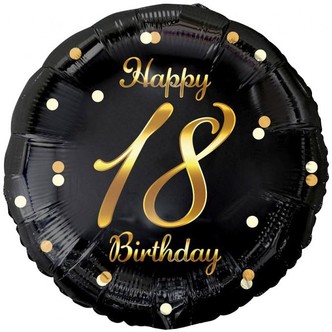 Folieballon Happy 18 Birthday