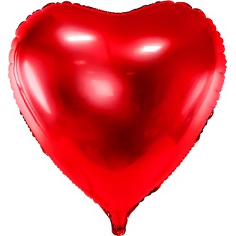 Folieballon hjerte 68x72 cm