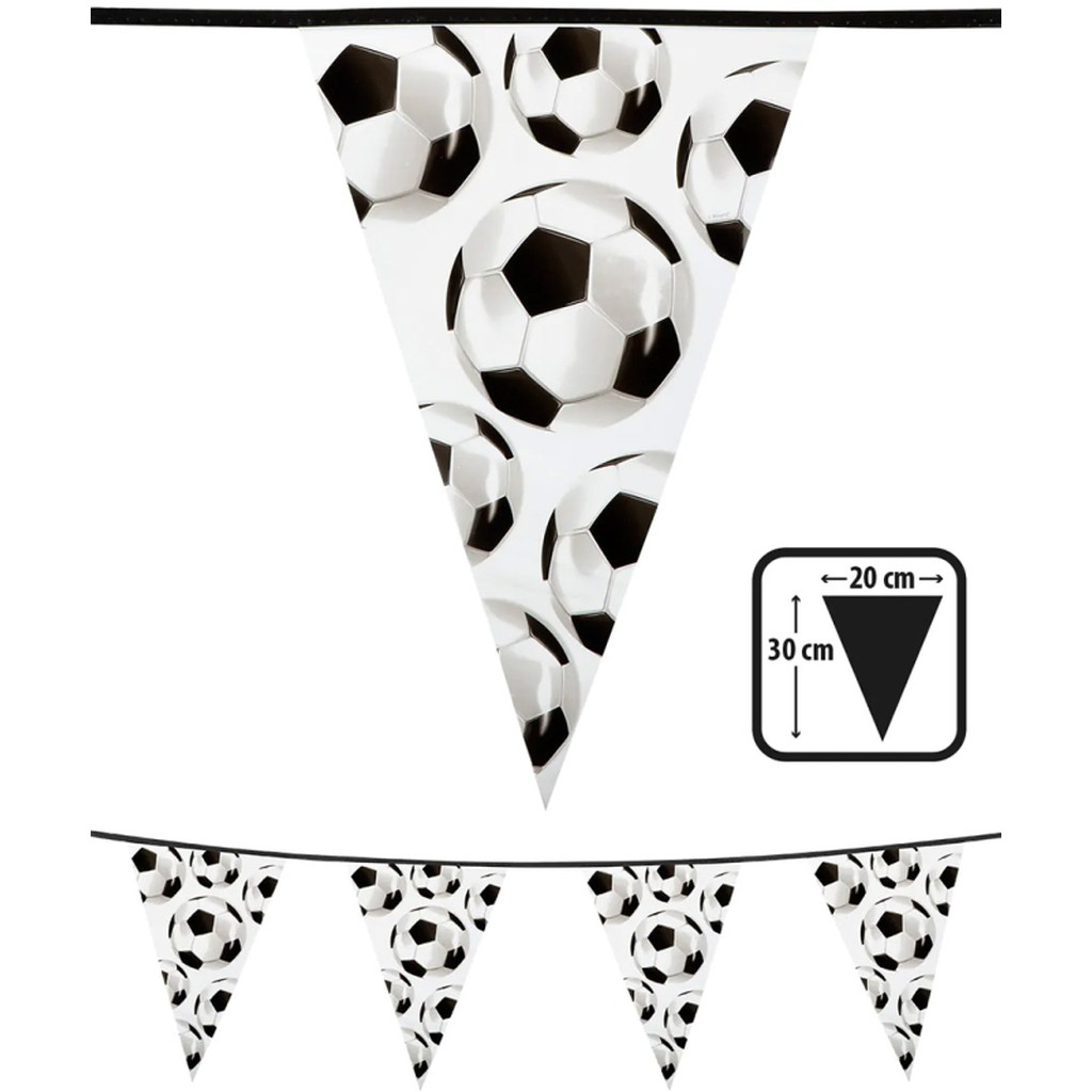 Flagguirlande fodbold, 6 m
