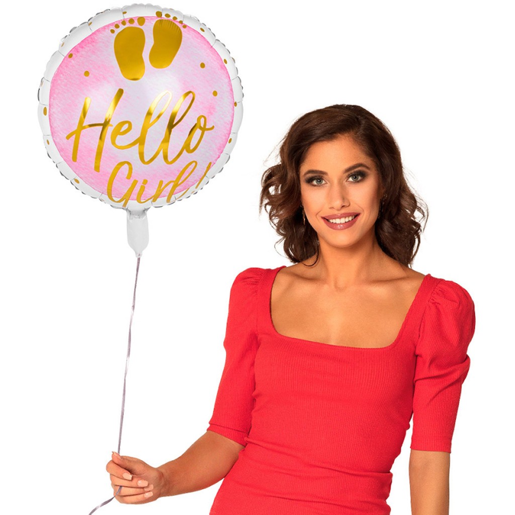 Folieballon Hello Girl 45cm