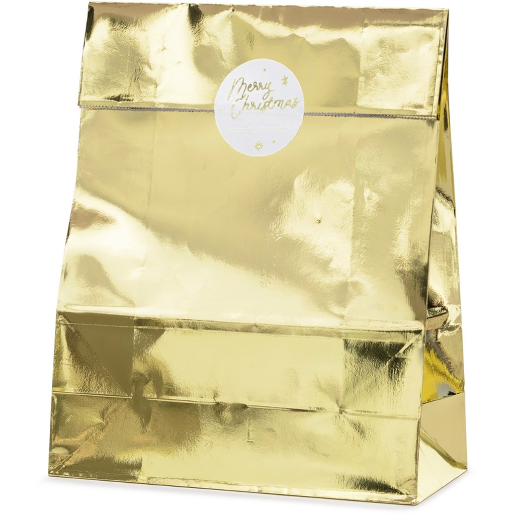 Gavepose 25x38x11 guld 3-pk