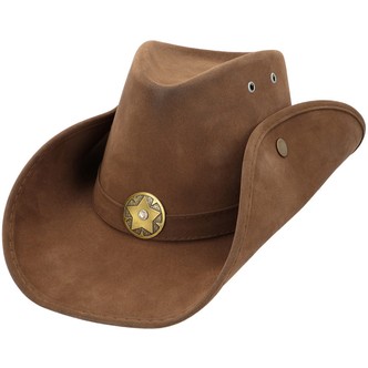 Cowboyhat luksus, brun