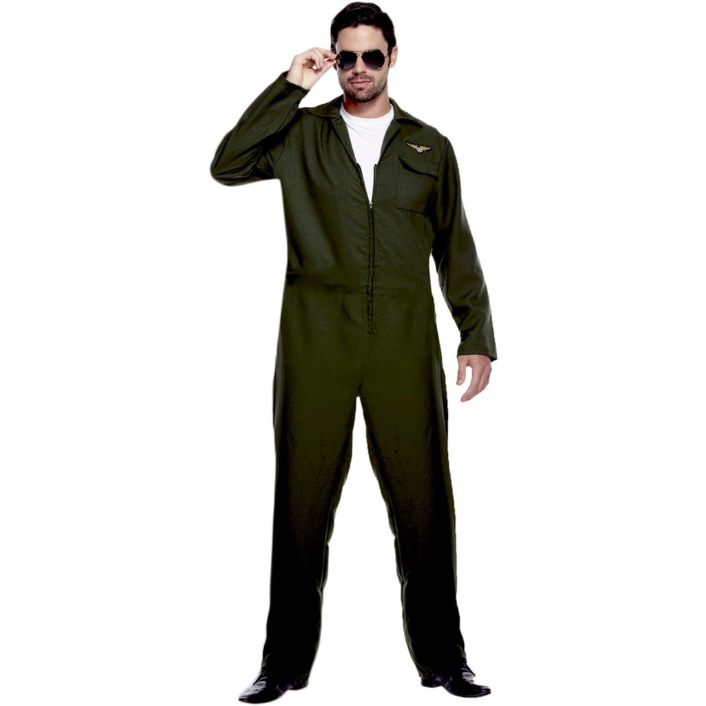 Jagerpilot kostume, str. XL